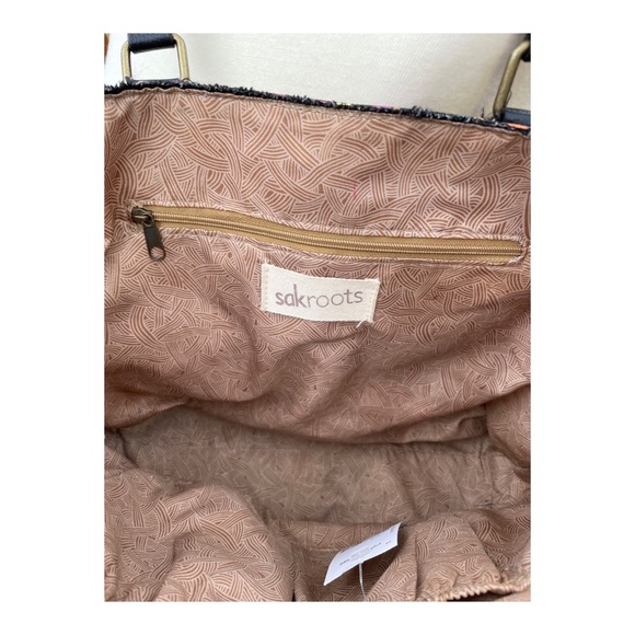 SOLD Sakroots Boho Tote Bag Purse Floral Print - Picture 16 of 16